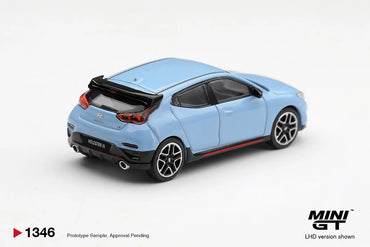 MiniGT Hyundai Veloster N Performance Blue (LHD) (Korean Exclusive) 1:64 1346-L