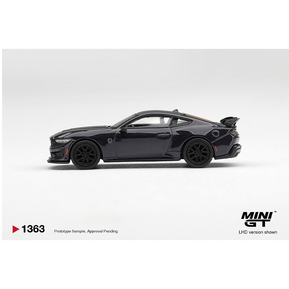 MiniGT Ford Mustang Dark Horse Blue Ember 1:64 Diecast Car 1363