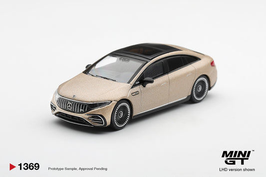 MiniGT Mercedes-AMG EQS 53 Gold 1:64 Diecast Model MGT01369-R