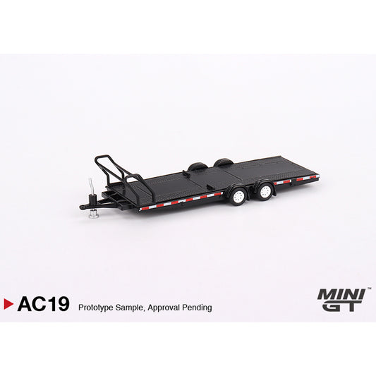 MiniGT Car Trailer Hauler Black TAC19