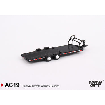 MiniGT Car Trailer Hauler Black TAC19