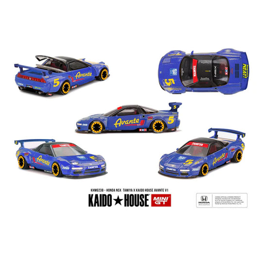 MiniGT Kaido House x Tamiya Avante V1 Honda NSX 1:64 Diecast Car