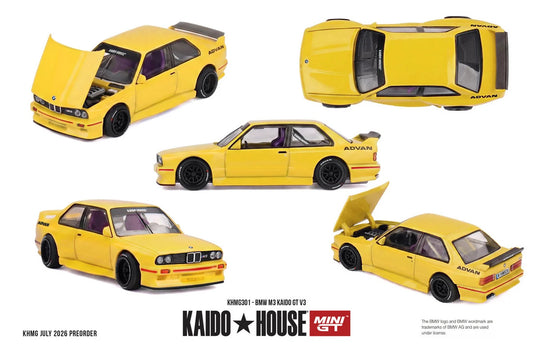 MiniGT BMW M3 Kaido GT V3 1:64 Diecast KHMG301