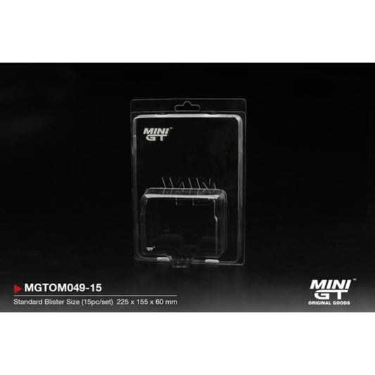 MiniGT Blister Protector Type A: Standard Blister Size (15 Pc/Set) MGTOM049-15