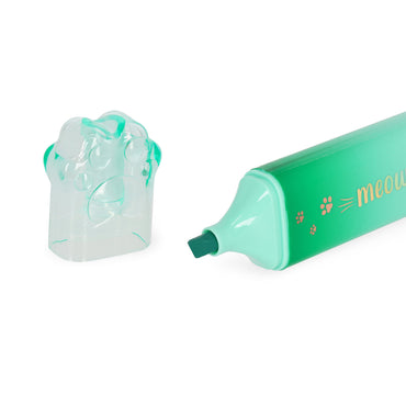 Legami Meow Highlighters Kitty Paw Highlighter - Green