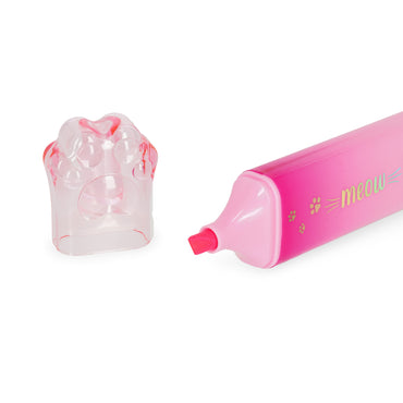 Legami Meow Highlighters Kitty Paw Highlighter - Pink
