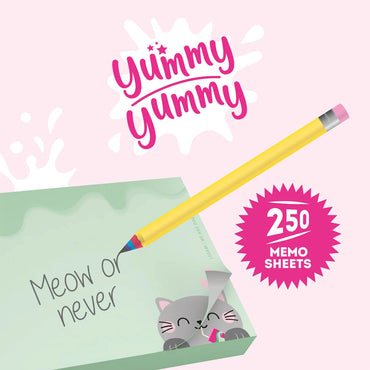Legami Yummy Yummy - Memo Pad: Kitty