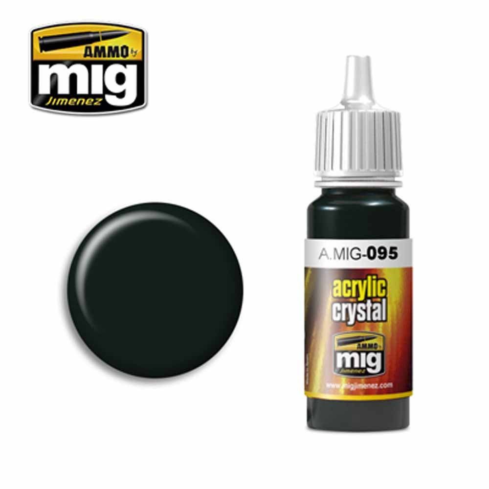 Ammo by MIG Crystal Smoke Acrylic waterbased colour 17ml A.MIG-095