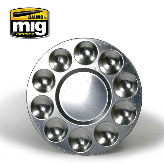 Ammo by Mig Aluminium Pallet 10 Wells For Model Kits Mig 8009