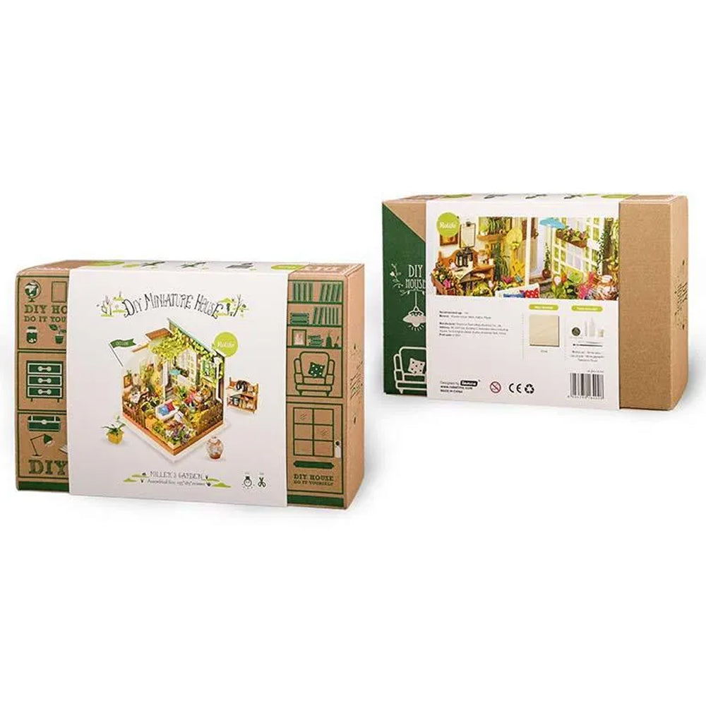 ROBOTIME Rolife Miller's Garden 1:24 DIY Miniature Dollhouse DG108