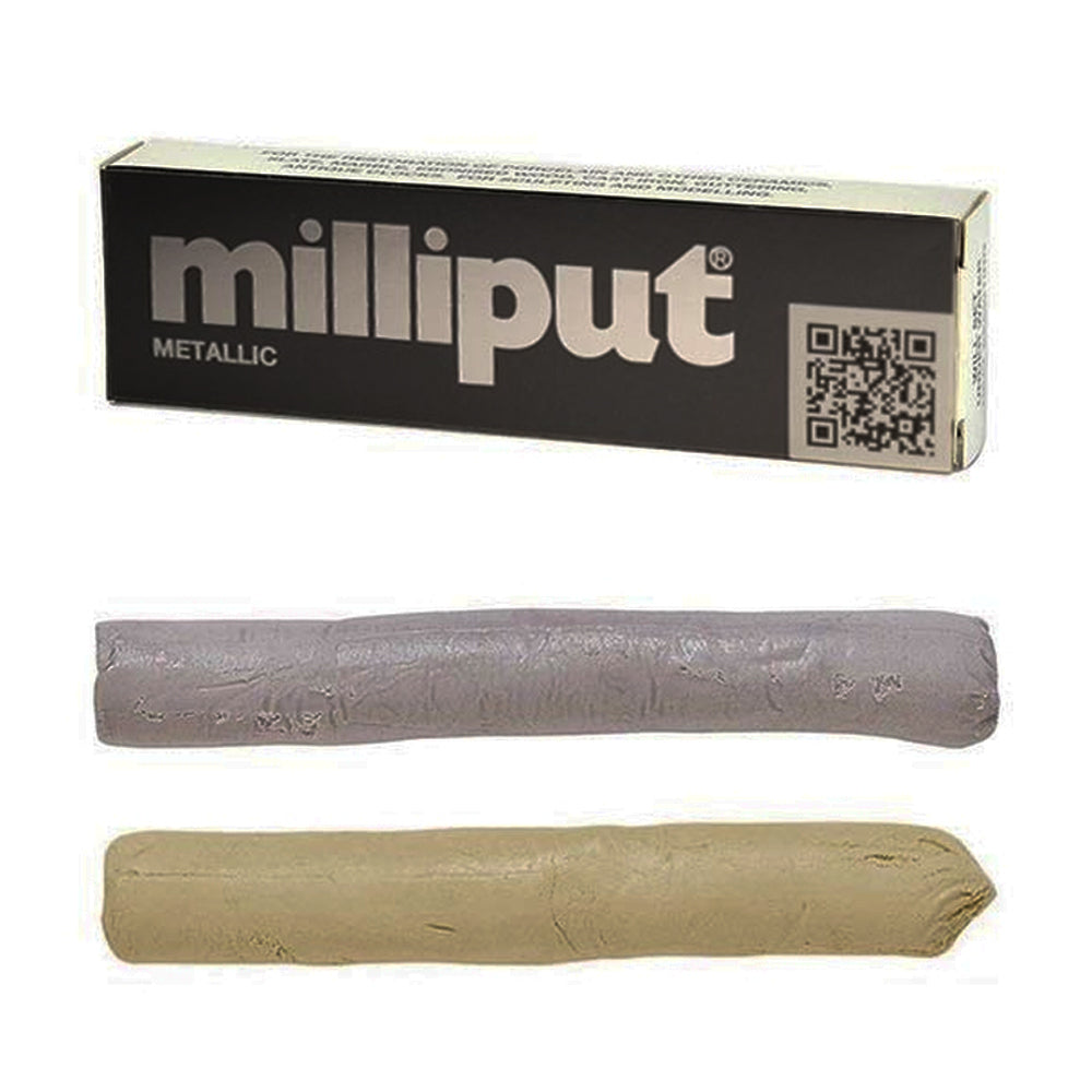 Milliput Metallic Two-Part Epoxy Putty