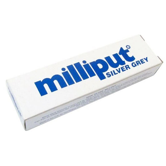 Milliput Silver Grey Two-Part Epoxy Putty (Blue)