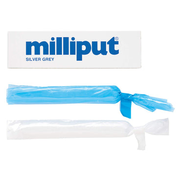 Milliput Silver Grey Two-Part Epoxy Putty (Blue)