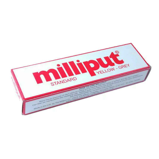 Milliput Standard Yellow/Grey Two-Part Epoxy Putty (Red)