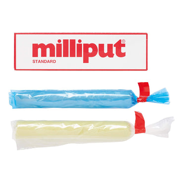 Milliput Standard Yellow/Grey Two-Part Epoxy Putty (Red)