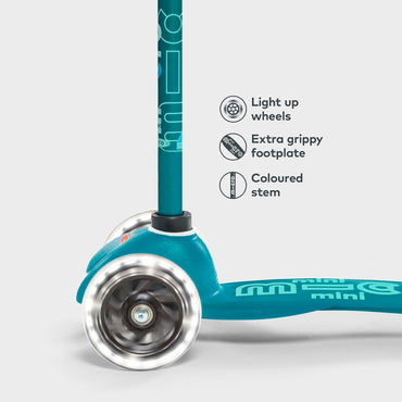 Aqua Mini Micro Deluxe Scooter with LED Light-Up Wheels Age 2-5 MMD076