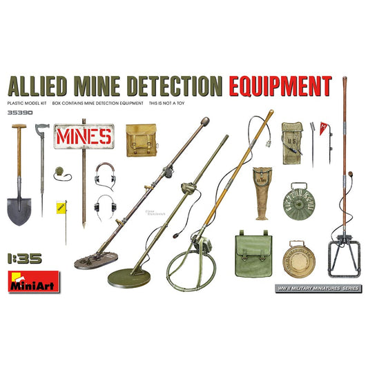 Miniart 35390 Allied Mine Detection Equipment 1:35 Model Kit