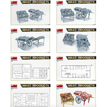 Miniart Meat Products Diorama Accessory 1:35 Plastic Model Kit 35649