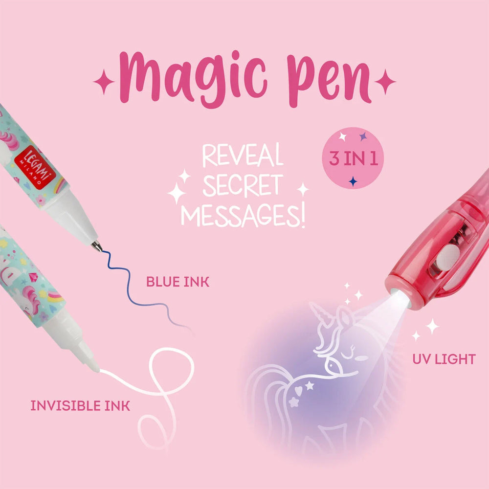 Legami Invisible Ink Magic Pen - Unicorn