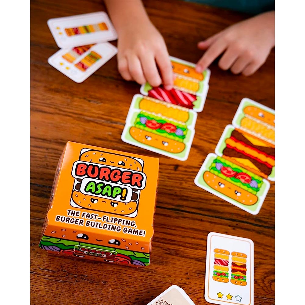 Burger ASAP Card Game - 2-5 Players - 15min - Age 7+