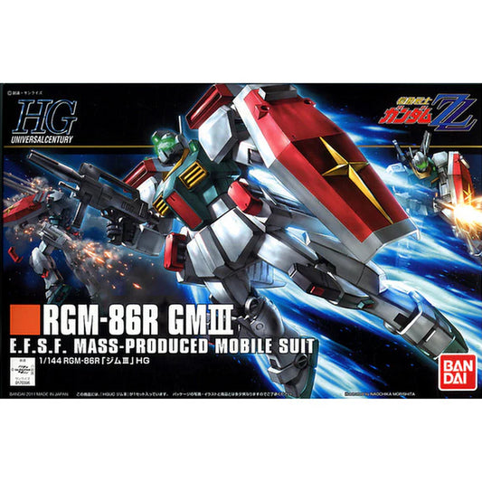 Bandai HG UC Gundam RGM-86R GM III E.F.S.F. Mass-Produced Mobile Suit Gunpla Kit