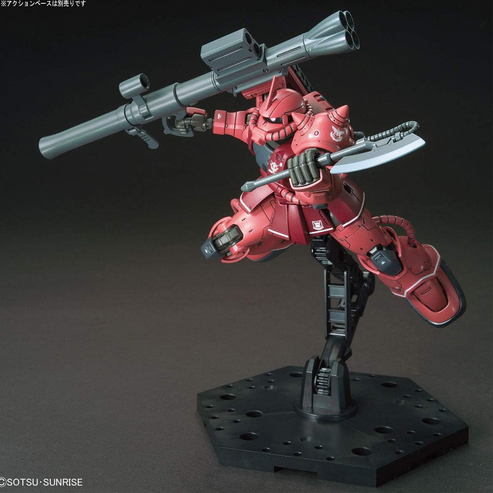 Bandai HG 1/144 MS-06S ZAKU II Red Comet Ver. Gundam Gunpla Kit 57656