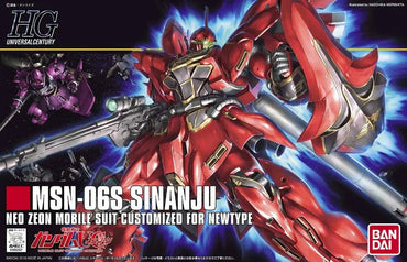 Bandai HG UC Sinanju Gunpla Kit MK58813