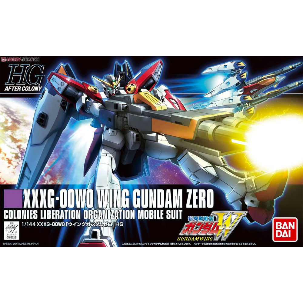 Bandai HG AC 1/144 XXXG-OOWO Wing Gundam Zero Gunpla Kit 58891
