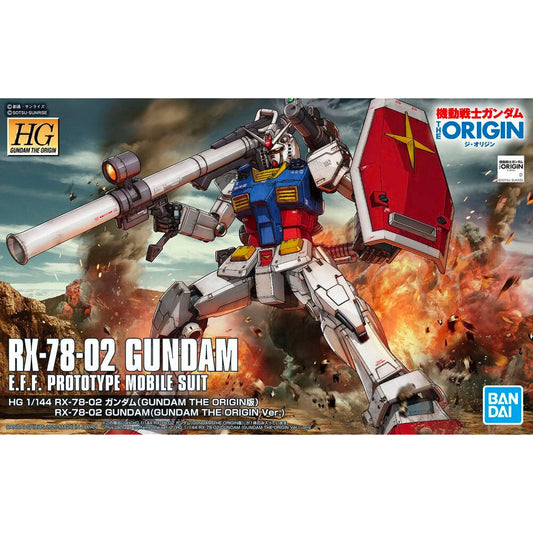 Bandai HG GTO 1/144 RX-78-02 Gundam E.F.F Prototype Mobile Suit Gunpla Kit 58929