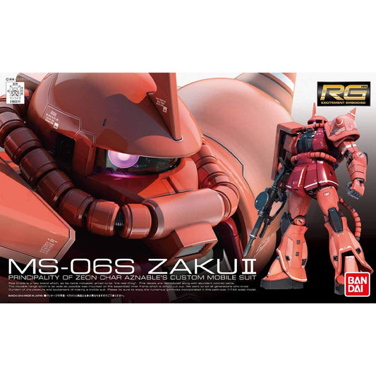 Bandai RG MS-06S Zaku II 1:144 Gunpla Kit 61595