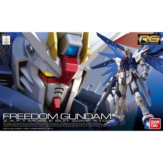 Bandai RG 1/144 Freedom Gundam Z.A.F.T. Mobile Suit ZGMF-X10A Gunpla Kit 61614