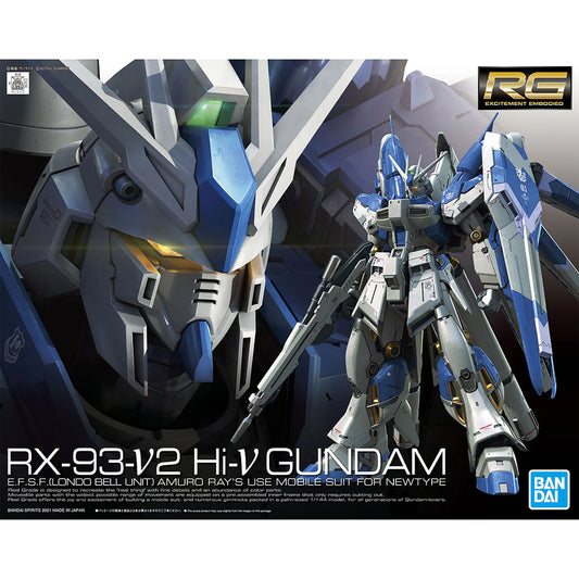 Bandai RG RX-93-V2 Hi-V Hi-Nu Gundam Gunpla Kit 61915