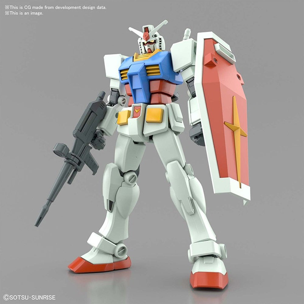 Bandai Entry Grade RX-78-2 Gundam (Full Weapon Set) Gunpla Kit 62033