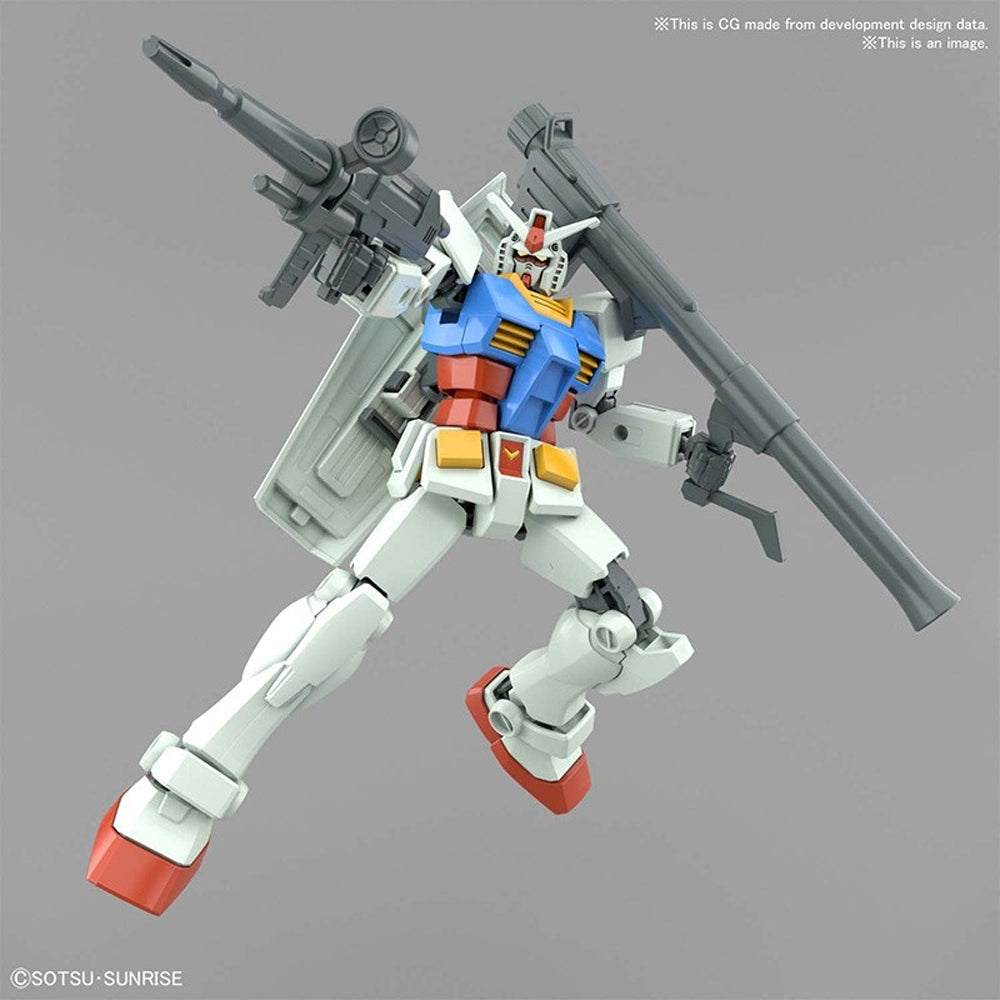 Bandai Entry Grade RX-78-2 Gundam (Full Weapon Set) Gunpla Kit 62033