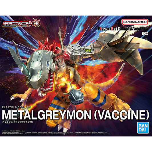 Bandai Figure-Rise Amplified MetalGreymon (Vaccine) Gunpla Kit 65718