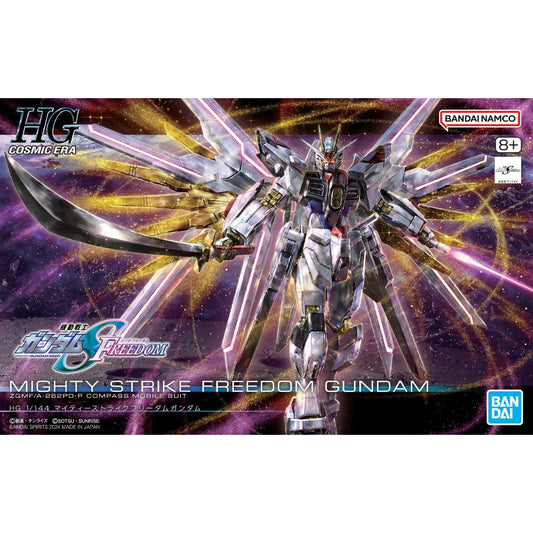 Bandai HG CE Mighty Strike Freedom Gundam (Seed Freedom) Gunpla Kit