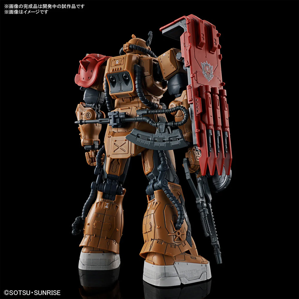Bandai HG RFV MS-06F Zaku II F Type Solari Requiem for Vengeance Gunpla Kit