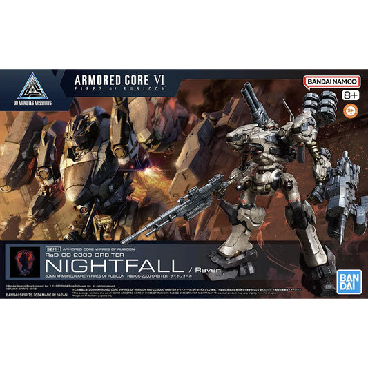 Bandai 30MM Armored Core VI Fires of Rubicon RaD CC-2000 Orbiter Nightfall Kit