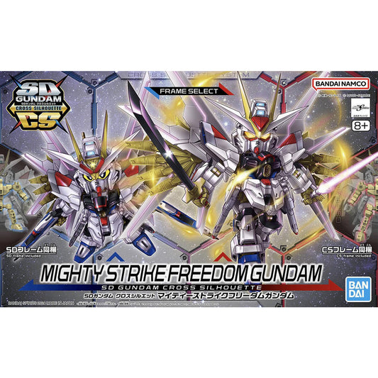 Bandai SD Gundam Cross Silhouette Mighty Strike Freedom Gundam Gunpla Kit 67173