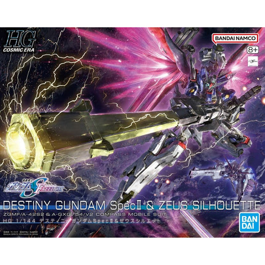 Bandai HG CE Destiny Gundam SpecII & Zeus Silhouette Gunpla Kit MK67428