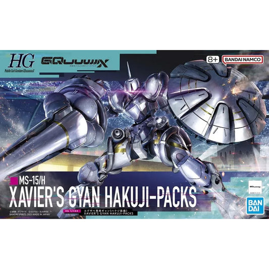 Bandai HG GQuuuuuuX Xavier's Gyan Hakuji-Packs MS-15/H Gunpla Kit