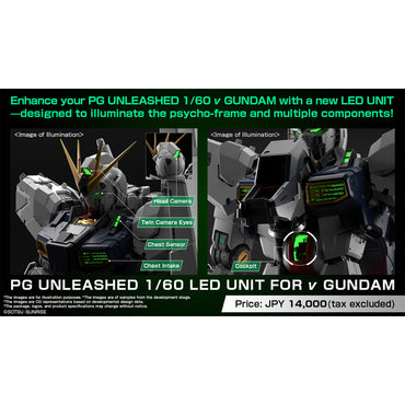 Bandai PG Unleashed RX-93 v Nu Gundam LED Light Kit System MK69361