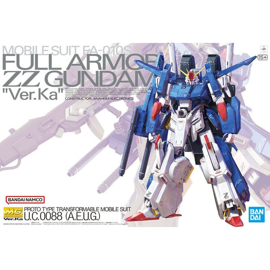 Bandai MG Full Armour ZZ Gundam Version Ka Gunpla Kit MK72026