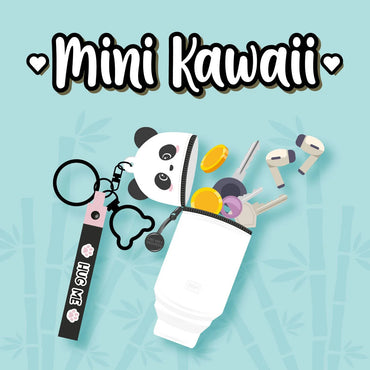 Legami Mini Kawaii Coin Purse Case Keyring - Panda