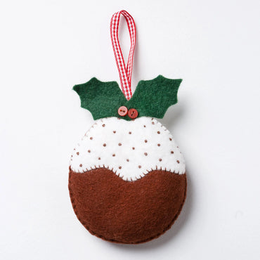 Corinne Lapierre Christmas Pudding Felt Craft Mini Kit