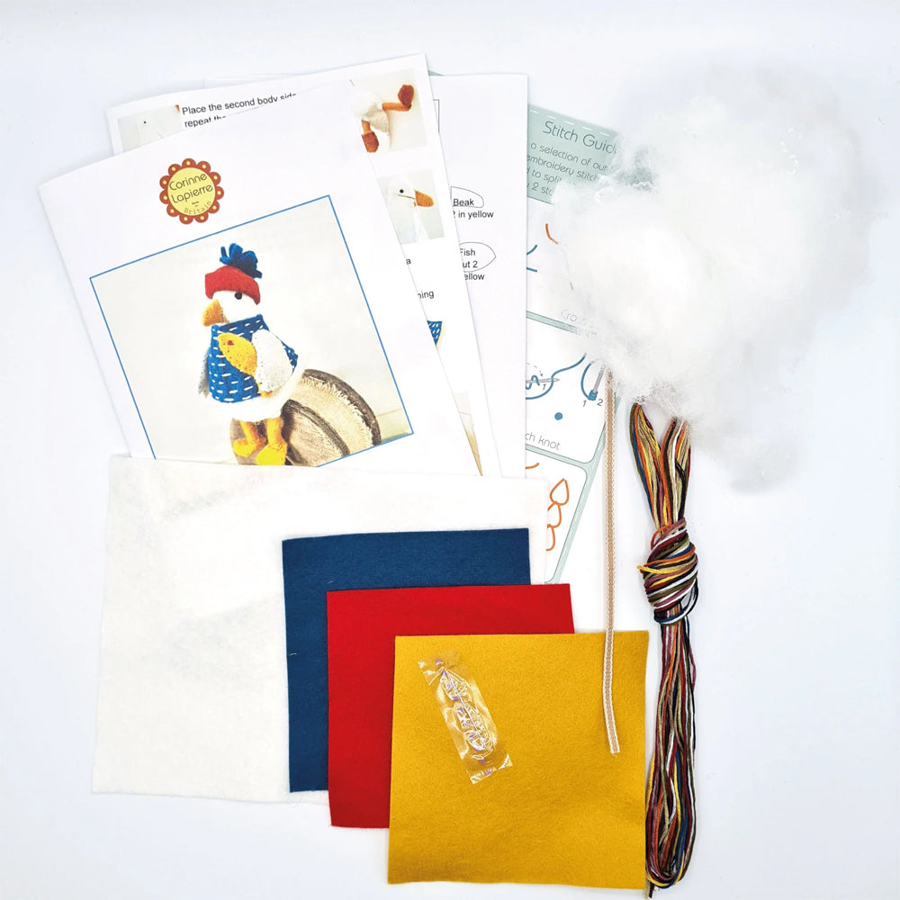 Corinne Lapierre Sam the Seagull Felt Craft Mini Kit