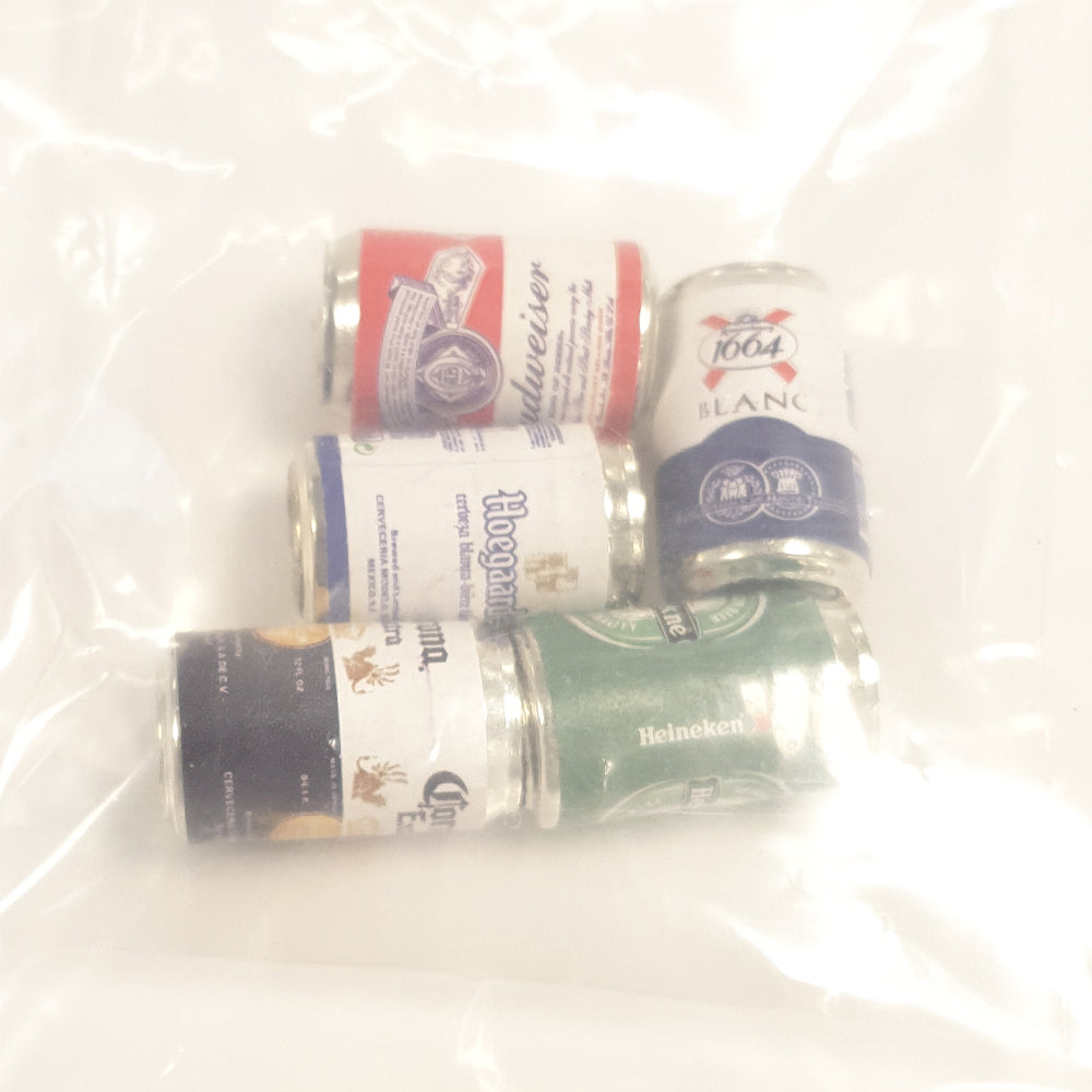 5x Beer Can Decoration 1:10 RC Scale Crawler Accessories