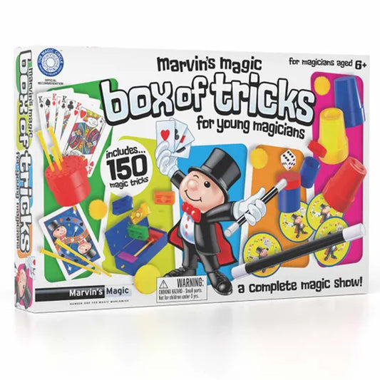 Marvin's Magic Box of Tricks for Young Magicians - 150 Trick Complete Magic Show