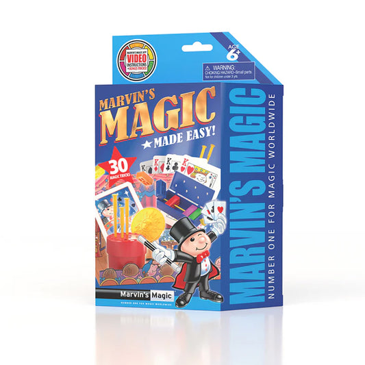 Marvin's Magic 30 Classic Magic Tricks Set (Blue Box)