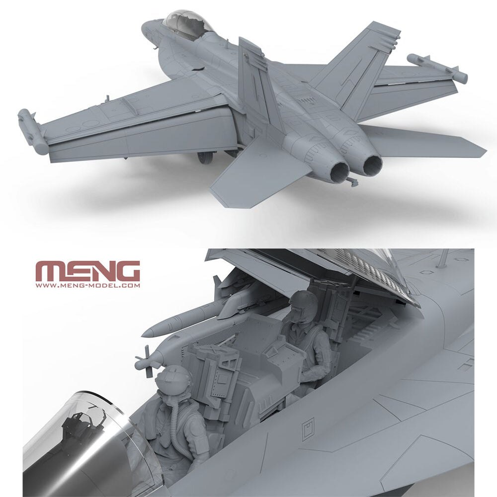 Meng LS-019 Boeing EA-18G Growler Yellow Jackets 1:48 Model Kit